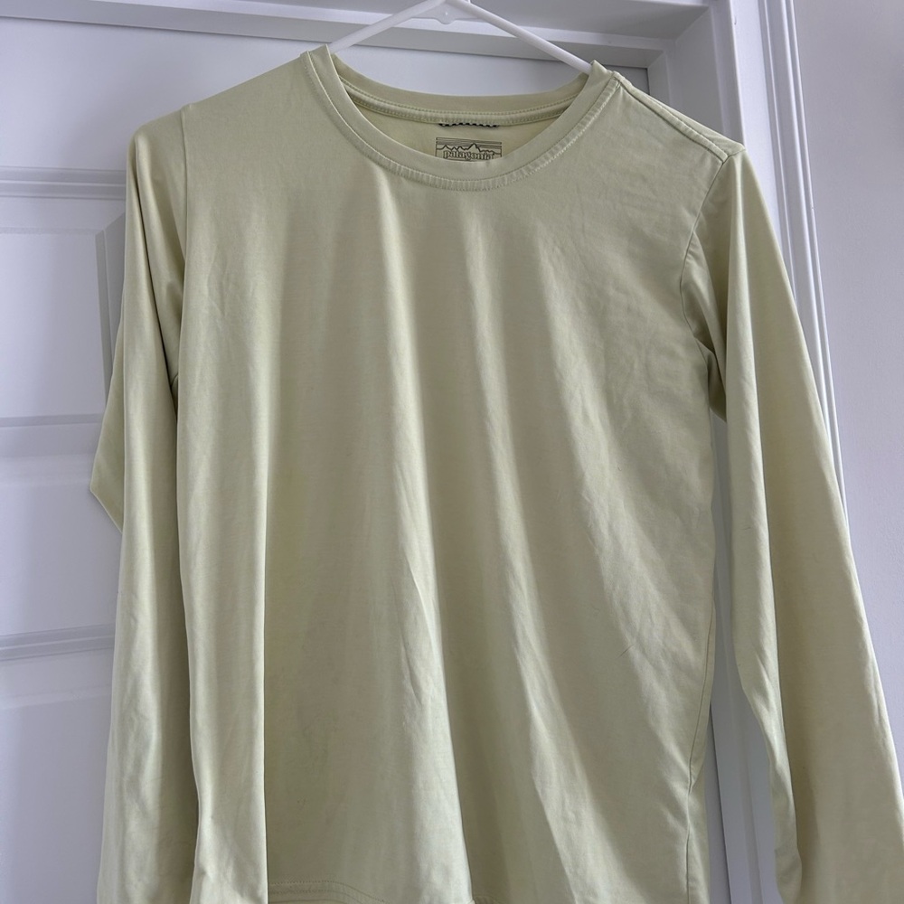 Patagonia Light Cream Long Sleeve Tee
